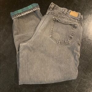 L.L. Bean Men's Flannel Lined Jeans 35x30